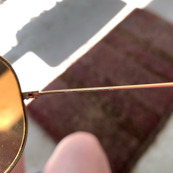 Brown Gradient Aviator Ray-Bans - Picture 4 of 5